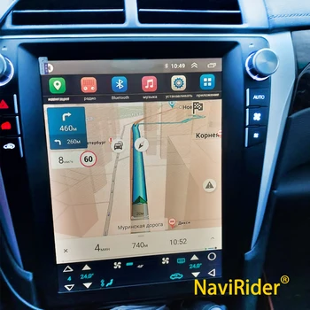 12.1 inch Tesla uslubi Android 13 Toyota Camry uchun IPS ekran 2015 2013 2012 avtomobil Radio Multimedia Video Player navigatsiya GPS 2din