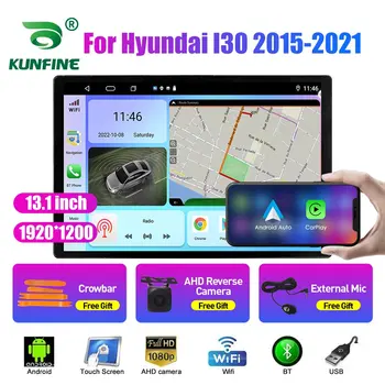 13.1 Hyundai I30 uchun inch avtomobil Radio 2015 2016-2021 avtomobil DVD GPS navigatsiya Stereo Carplay 2 Din Markaziy Multimedia Android Auto