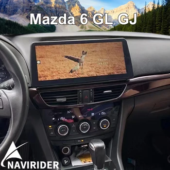 1920 * 720 Qled Android 13 ekran Multimedia Video pleer Mazda 6 uchun 2012-2017 Atenza CarPlay avtomobil Radio Autoradio 128GB
