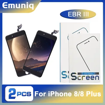 2 iPhone uchun dona EBR III 8 Plus LCD displey sensorli Digitizer montaj ekran almashtirish qo'llab-quvvatlash haqiqiy ohang