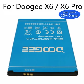2023 yil yangi 2pcs Doogee X6 / X6 Pro X6pro mobil telefoni uchun yangi Original X6 batareyasi 3000mAh yuqori sifatli almashtirish batareyasi