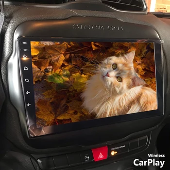 8 + 128GB avtomobil radiosi 2din Android 13 Jeep Renegade uchun sensorli ekranli Multimedia Video pleer 2016 - 2020 GPS Stereo Carplay HeadUnit