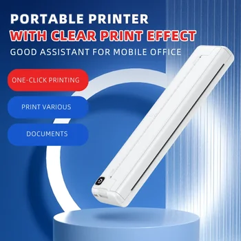 A4 Bluetooth printeri doimiy termal Printer portativ siyohsiz simsiz Printer PDF veb-sahifasi shartnoma rasm printerlari