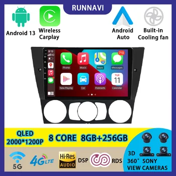 Android 13 uchun E90 E91 E92 E93 2005 - 2012 avtomobil radio Stereo Multimedia Video pleer navigatsiya GPS simsiz Carplay
