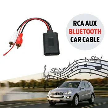 Avtomobil simsiz Bluetooth qabul qiluvchisi moduli AUX adapteri 2rca interfeysli transport vositalari uchun musiqiy Audio Stereo qabul qilgich