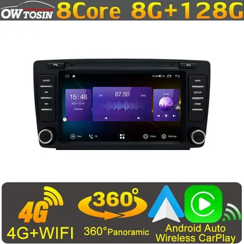 Avtosin 2 din Android 11 8core 8g + 128G avtomobil DVD Multimedia Skoda Octavia Mk2 A5 uchun 2004-2014 Avto Stereo dab Autoradio GPS Radio