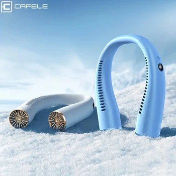 Cafele Portable bo'yin Fan bilan joyda salqin qolish - 360 bittagina, zaryadlanuvchi, USB quvvatlanadi & 3 tezligi!