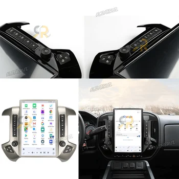 Chevrolet Silverado gmc Sierra uchun 2014 2015 2016 2017 2018 2019 2020 1 No Din 2 avtomobil Radio Android Play uchun ekran Bluetooth Din