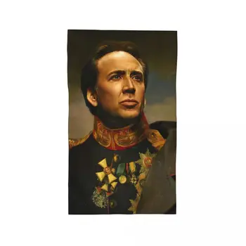 Cool Nicolas Cage Portretli Yuz Sochiq Shaxsiylashtirilgan Super Yumshoq Paxta Hovuz Sochiqlari