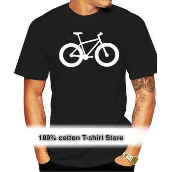 Cyclinger Fatbike Silhouette erkaklar uchun Premium T-Shirt tovar paxta erkaklar kiyim erkak Slim Fit T Shirt Casual Man Tees erkaklar Tops