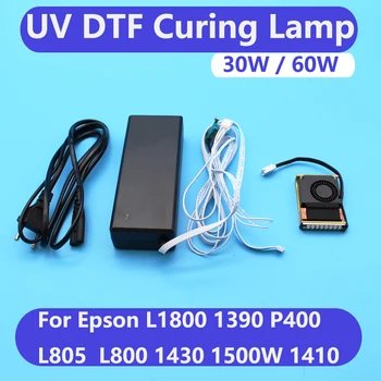 Epson R1390 L1800 XP600 L800 L805 P400 modifikatsiyasi uchun UV Dtf siyohni davolash nuri havo sovutish UV DTF plyonkali LED siyoh quritgich nuri