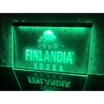 Finlandia aroq LED Neon belgisi-uy,xona,yotoqxona,ofis,ferma uyi dekoratsiyasi uchun 3D o'yma devor san'ati