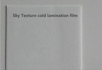 Foto albom uchun A6/A5/A4 / A3 hajmi osmon to'qimalarining sovuq laminatlash PVX film