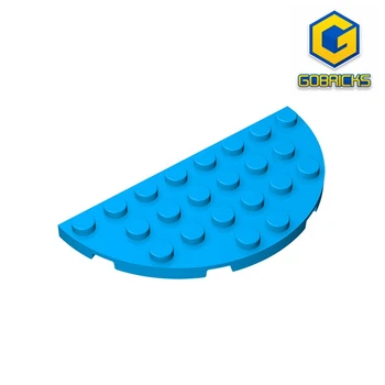 Gobricks GDS - 706 plastinka dumaloq burchak 4x8 Lego 22888 bolalar uchun DIY o'quv qurilish bloklari texnik bilan mos keladi