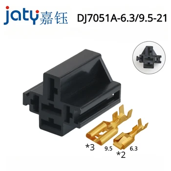 JATY 1/5SETS DJ7051A-6.3/9.5-21 avtomatik kompozit ulagich 5 teshikli avtomatik o'rni ushlagichi 12V o'rni ushlagichi