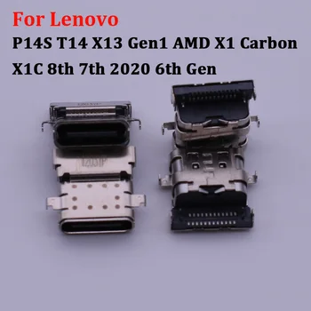 Lenovo P14S T14 X13 Gen1 AMD X1 uglerod X1C 8th 7th 2020 6th Gen uchun 1PC USB zaryadlovchi Dok vilkasi C zaryadlash porti ulagichi