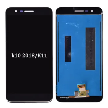 LG K10 uchun Original 2018 sensorli ekran K10 bilan LCD displey 2018 ramka Digitizer Assambleyasi bepul yuk bilan K11 ko'rsatish ekran