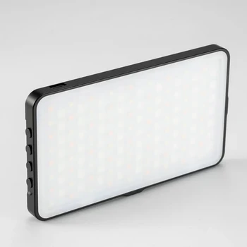 Lishuai LS RGB-P10 LED yorug'lik portativ 3200k-5600K fotografiya yoritish nuri P10 video mini RGB