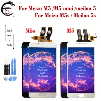 Meizu M5 M5S LCD M5 mini m5mini displey sensorli ekran Digitizer montaj Meilan uchun LCD 5 M611A M611H M611D displey Meilan 5S LCD