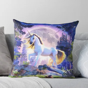 Moonlight Unicorn otish yostig'i Rojdestvo bezaklari 2024 divan uchun yostiq qopqog'i divan dekorativ qopqoqlari divan qopqoqlari