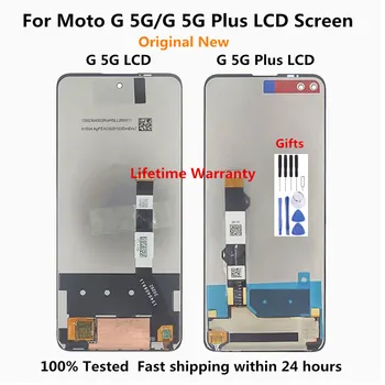Motorola Moto g 5G Plus LCD displey uchun original Moto G 5G XT2113-3 lcd displey uchun sensorli ekran Digitizer Assambleyasi