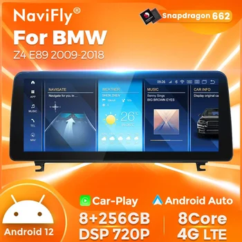 NAVIFLY yangi Android tizimi avtomobil Radio GPS navigatsiyasi uchun Z4 E89 2009 2010 2011 2012-2018 CIC tizimi DVD Multimedia pleer yo'q
