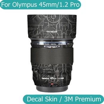 Olympus uchun 45mm F1.2 Pro Decal teri vinil plyonkali kamera linzalari tanasi himoya stikeri M. Zuiko raqamli 45 1.2 F/1.2 F1. 2pro
