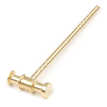 Qo'lda Hammer soat ta'mirlash Hammer teri Hammer Al vositasi qismlar uchun yuqori sifatli Brass L150mm Solid Hammer DIY