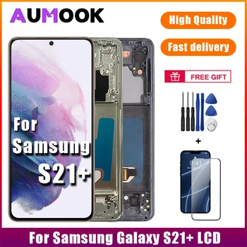 S21 Plus SM-G21B / DS G996U1 LCD uchun yangi Samsung Galaxy S996+ LCD displey sensorli ekranli Raqamlashtiruvchi montaj qismlari uchun sinovdan o'tgan AMOLED