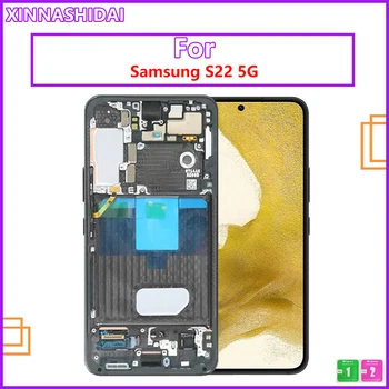 Samsung S22 5G S901 S901B S901B/Ds uchun Super AMOLED displey Samsung Galaxy S22 shisha displeyi uchun LCD sensorli ekranli Raqamlashtiruvchi