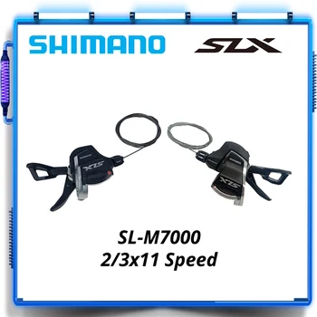 SHIMANO DEORE SLX M7000 11s Groupset SL M7000 Shift tarmog'i + RD M7000 GS orqa o'tkazgich 2x11 tezlikni o'zgartiruvchi GS MTB velosiped qismlari