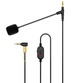 Sony uchun 3,5 mm erkak hajmli Bum mikrofon kabeli-1000xm4 / 1000xm3 ClearSpeak Universal kabeli bom mikrofon simlari bilan