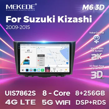 Suzuki Kizashi uchun MEKEDE M6 Pro Plus AI ovozli simsiz CarPlay Android Avto Radio 2009-2015 4G avtomobil Multimedia GPS 2din Stereo