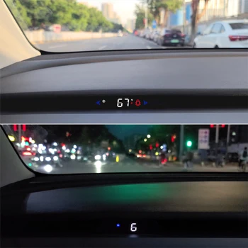 Tesla Model 3 Y 2019-2022 uchun maxsus Bosh ekrani suv o'tkazmaydigan aqlli avtomobil tezligi o'lchagichi avtomobil boshi ekrani avtomatik tezlik detektori