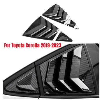Toyota Corolla 2020-2023 Avtomobilining Orqa Tomoni Shamollatish Chorak Oynasi Panjur Qopqog'i Uglerod Tolasi Rangi Uchun