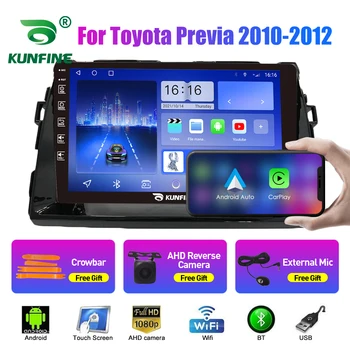 Toyota Previa uchun avtomobil radiosi 2010-12 2din Android Octa Core avtomobil Stereo DVD GPS navigatsiya pleer Multimedia Android Auto Carplay