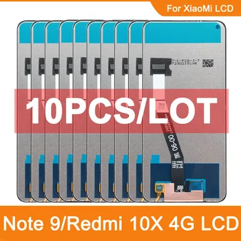 Xiaomi Redmi Note uchun 10pcs / Lot ulgurji 9 LCD displey Redmi 10x 4G LCD zaxira qismlari uchun sensorli ekranli Raqamlashtiruvchi yig'ish