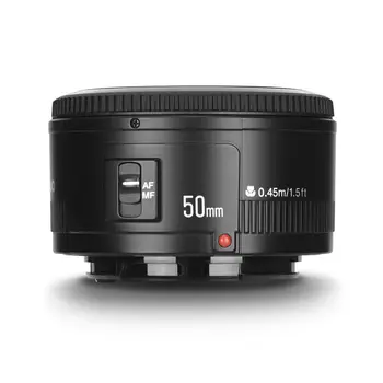 YONGNUO YN50mm F1. 8 Canon EOS 70D 5D3 600D DSLR camare uchun Super Bokeh effektli katta diafragma avtomatik fokusli kichik camare linzalari
