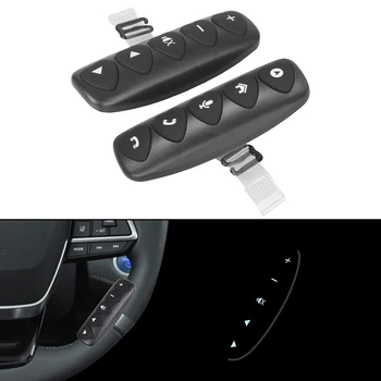Yorqin avtomobil Rulining tugmalari Bluetooth masofadan boshqarish pulti Audio Radio kaliti GPS DVD mp3 MP5 pleer uchun simsiz boshqaruvchi