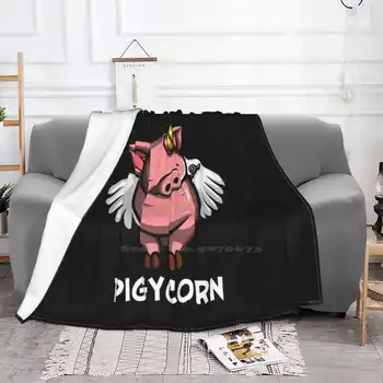 Piggycorn Cho'chqa Unicorn Trend Uslubi Kulgili Moda Yumshoq Otish Adyol Piggycorn Cho'chqa Unicorn Cho'chqa Sevgilisi Yoqimli Cho'chqa Cho'chqa Fermasi Hayvon
