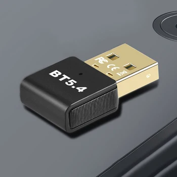 USB BT 5.4 Dongle Adapter BT Dongle kompyuter Spikeri simsiz sichqoncha eshitish klaviatura uchun oyna 11/10/8.1 USB uzatuvchi qo'llab-quvvatlaydi
