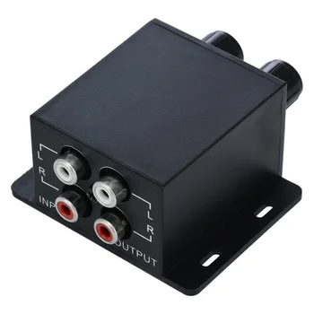 Avtomobil Audio regulyatori kuchaytirgichlari Bass sabvufer Stereo ekvalayzer tekshiruvi 4 RCA